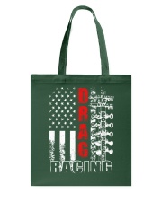 Drag Racing Flag Fourth of July Tote Bag thumbnail