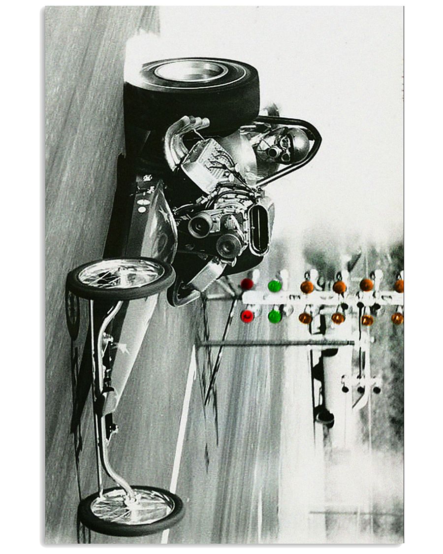 VINTAGE Drag Racing Poster - Landscape 11x17 Poster