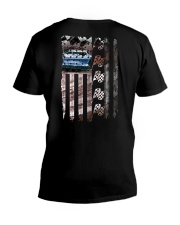 DIRT TRACK RACING V-Neck T-Shirt thumbnail