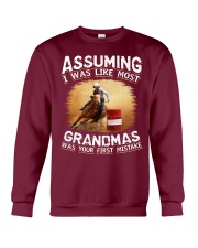 BARREL RACER GRANDMAS Crewneck Sweatshirt thumbnail