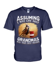 BARREL RACER GRANDMAS V-Neck T-Shirt thumbnail