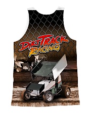 DIRT TRACK RACING SPRINT CAR RACING 3D shirt All-over Unisex Tank back