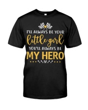 Dirt track racing - little girl Classic T-Shirt thumbnail