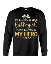 Dirt track racing - little girl Crewneck Sweatshirt thumbnail