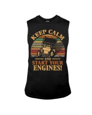 DIRT TRACK SPRINT CAR - START ENGINES Sleeveless Tee thumbnail