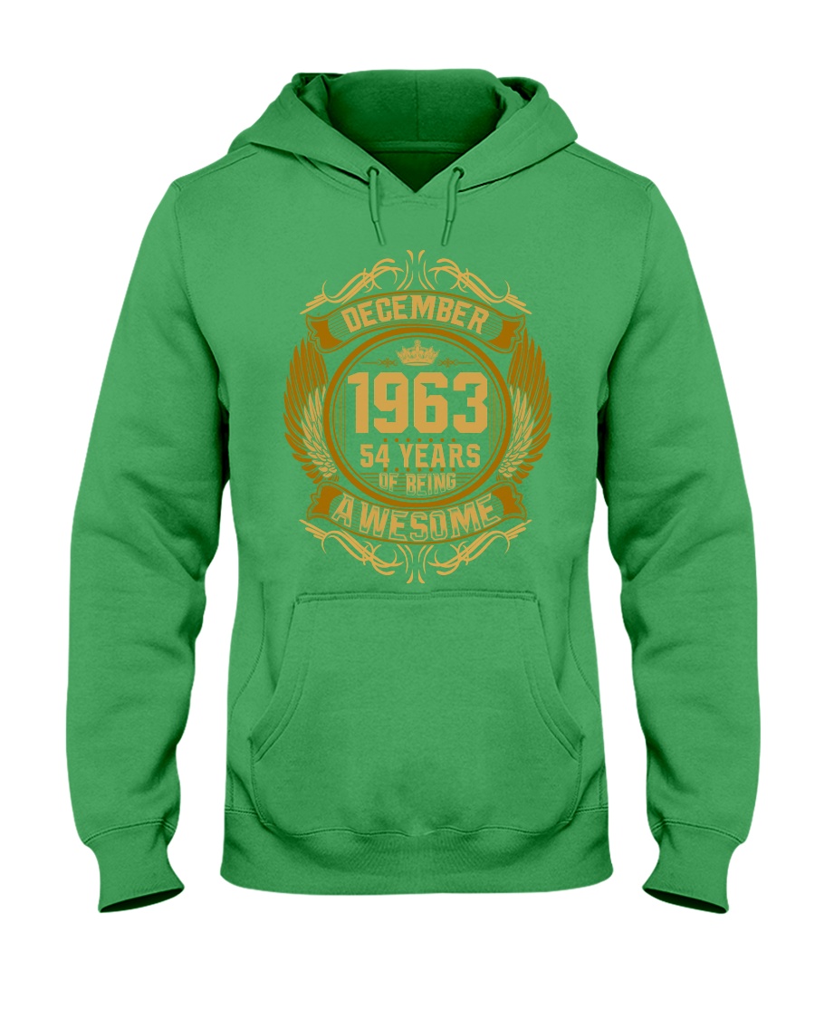 1963 December Hooded Sweatshirt