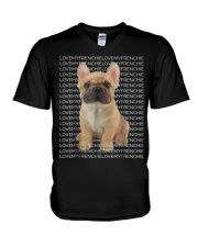 I Love My Frenchie T Shirt V-Neck T-Shirt thumbnail