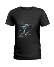 Spaceman Surfs Ladies T-Shirt thumbnail