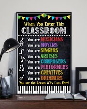 Music Teacher Classroom Poster 11x17 Poster lifestyle-poster-2