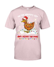 Chicken on the naughty list and i regret nothing Premium Fit Mens Tee tile