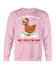 Chicken on the naughty list and i regret nothing Crewneck Sweatshirt tile