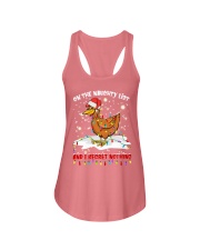 Chicken on the naughty list and i regret nothing Ladies Flowy Tank tile