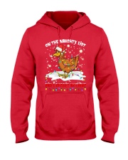 Chicken on the naughty list and i regret nothing Hooded Sweatshirt tile
