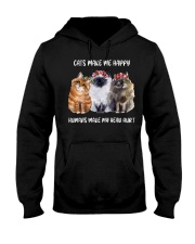 Cats Make Me Happy Hooded Sweatshirt tile