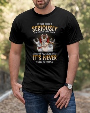 FMV - Stop Expecting Normal From Me Alpacas Classic T-Shirt apparel-classic-tshirt-lifestyle-front-53