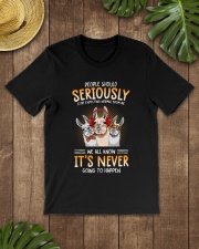 FMV - Stop Expecting Normal From Me Alpacas Classic T-Shirt lifestyle-mens-crewneck-front-18