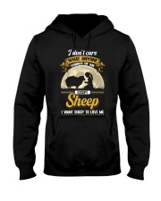 FMV - I Don't Care Sheep Hooded Sweatshirt tile