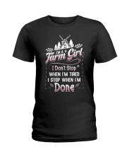FMV - I Stop When I'm Done Ladies T-Shirt tile