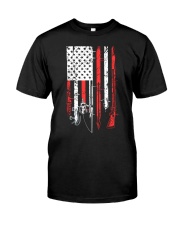 HNT - Hunting US Flag Classic T-Shirt front