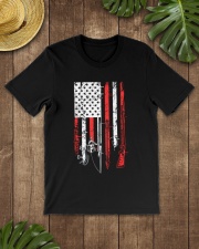 HNT - Hunting US Flag Classic T-Shirt lifestyle-mens-crewneck-front-18