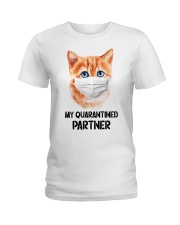 CAT - Cat Quarantined Partner Ladies T-Shirt tile
