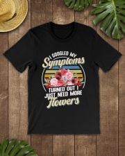 FLW - I Googled My Symptoms Flowers Classic T-Shirt lifestyle-mens-crewneck-front-18