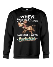 FMV - Had To Socialize Horses Crewneck Sweatshirt tile