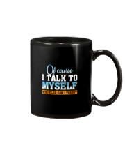 WTC - Of Course I Talk To Myself Mug tile