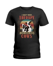 FMV - I Dont Need Therapy Cows Ladies T-Shirt tile
