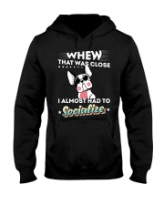 DOG - I Almost Had To Socialize French Bulldogs Hooded Sweatshirt tile