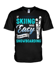 SFL - If Skiing Was Easy V-Neck T-Shirt tile