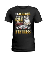 CAT - Don't Be Jealous Cat Mom-50 Ladies T-Shirt tile