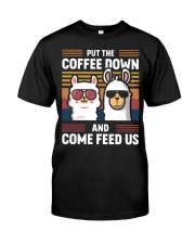 FMV - Put The Coffee Down Alpacas Classic T-Shirt front