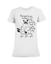 CAT - Moody Grumpy Kitty Premium Fit Ladies Tee tile