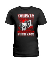 TRUCKER - Trucker Saved Me Ladies T-Shirt tile