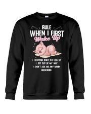 FMV - Rules When I First Wake Up Crewneck Sweatshirt tile