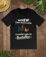 FMV - I Almost Had To Socialize Chickens Classic T-Shirt lifestyle-mens-crewneck-front-18