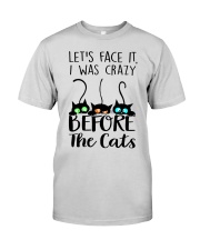 CAT - I Was Crazy Before The Cat Premium Fit Mens Tee tile