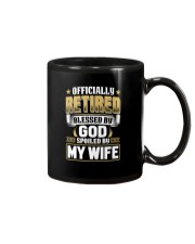 WTC - Blessed By God Spoiled By My Wife Mug tile