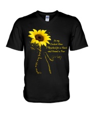 CAT - I Found A Paw V-Neck T-Shirt tile