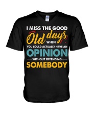 WTC - I Miss The Good Old Days V-Neck T-Shirt tile