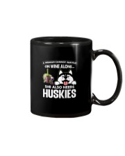 DOG - She Also Needs Huskies Mug tile