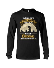 FMV - I Don't Care Chickens Long Sleeve Tee tile