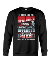 WTC - I Would Like To Apologize Crewneck Sweatshirt tile