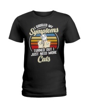 CAT - I Googled My Symptoms Ladies T-Shirt tile