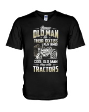 FMV - Some Old Men In Their 60s V-Neck T-Shirt tile