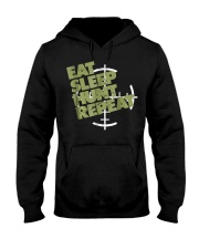 HNT - Eat Sleep Hunt Repeat Hooded Sweatshirt tile