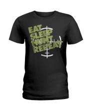 HNT - Eat Sleep Hunt Repeat Ladies T-Shirt tile