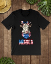 FMV - Farm Animal Patriot - COW Classic T-Shirt lifestyle-mens-crewneck-front-18