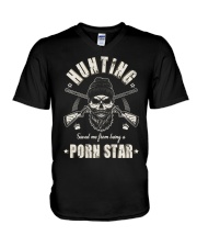 HNT - Hunting Saved Me From Being a Pornstar V-Neck T-Shirt tile